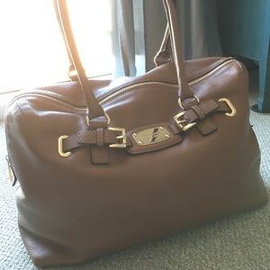Large Michael Kors Brown Leather Bah